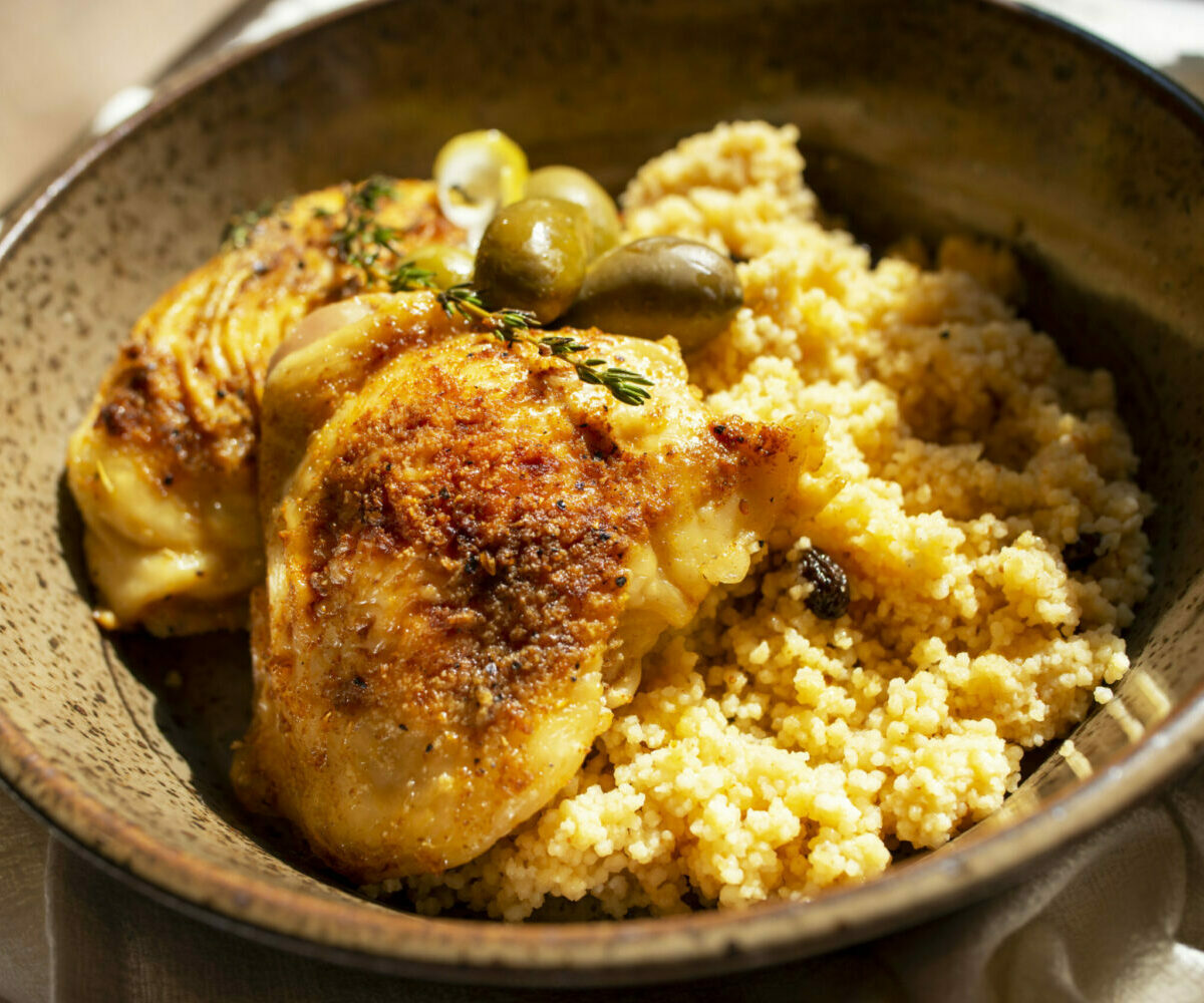 Chicken Tagine with preserved lemons