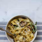 Pappardelle Pasta with Mushrooms