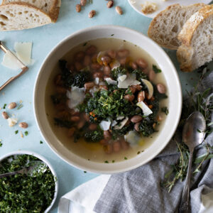 Beans and Greens with Gremolata